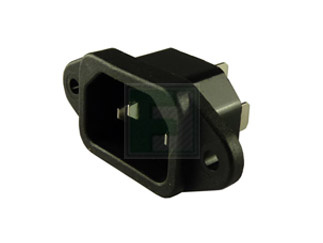 AC Inlet, Panel Mount, Flange