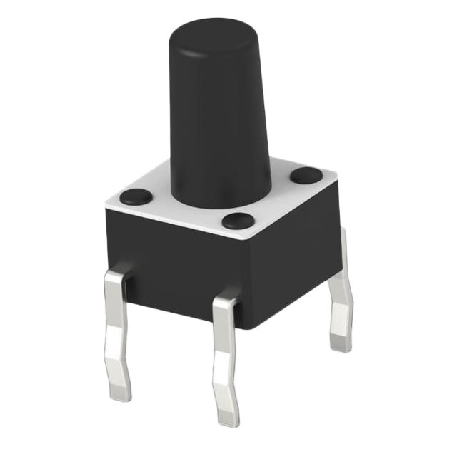 Tact Switch, Through-Hole, 9.5mm H, 4 pin