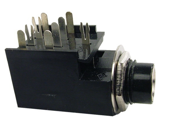 1/4" Jack - Stereo, PC Mount