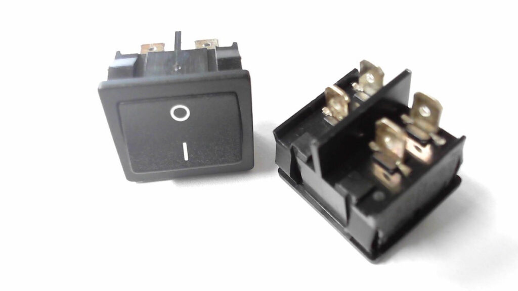 Rocker Switch, ON/OFF, DPST