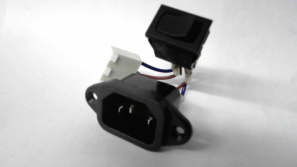 AC Inlet w/ Rocker Switch Assy