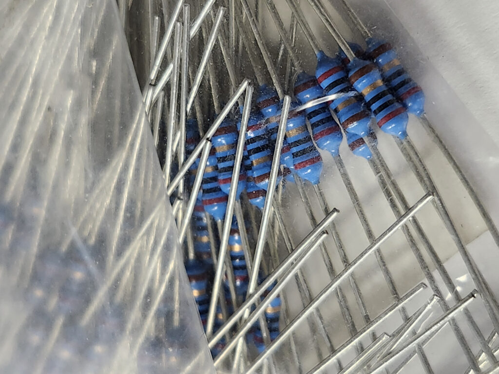 20 Ohm, 1/4W, 1%