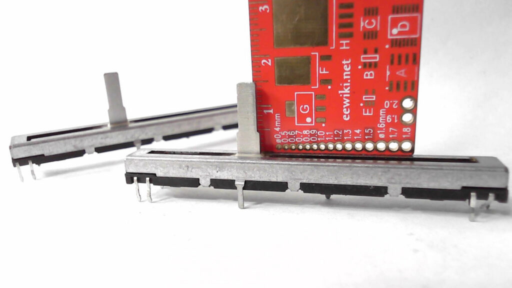 10KA Mono Slider, 60mm travel, Metal