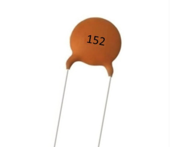 0.0015uf 50v, Ceramic
