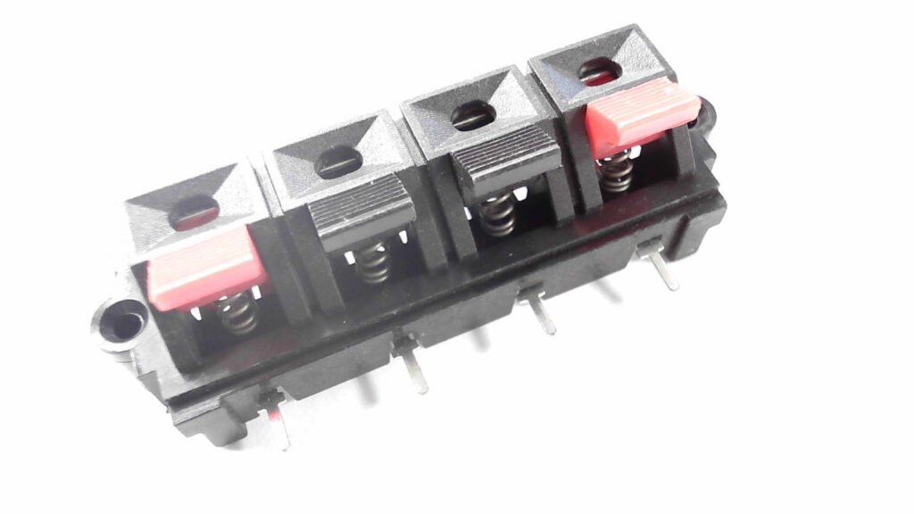 Four Conductor Speaker Wire Spring Terminal