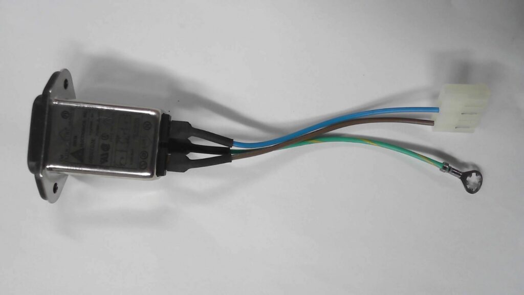 AC Inlet, w/ Leads and Lug, Molex Connector